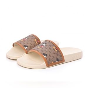 Gucci x Disney Mickey Mouse Slides Sandals Sz 36